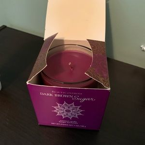 Beauticontrol dark brown sugar candle